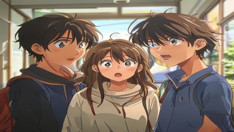 【日漫】转学后班上的清纯可爱美少女，竟是小时候玩在一起的哥儿们 [更新中] 中文字幕封面图
