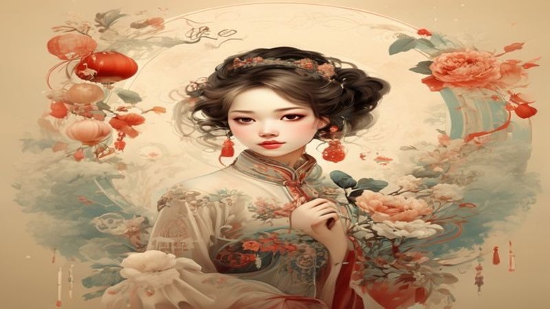 mszxxx豆子复古风人物插画课