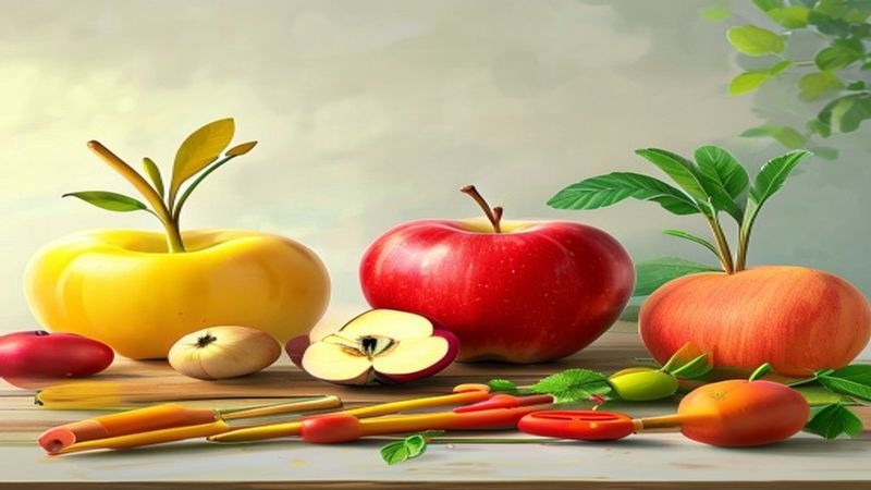 少儿英语启蒙动画《苹果和洋葱 Apple & Onion》封面图