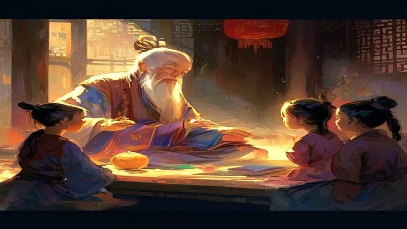 雪宝《AI民间故事教学》封面图
