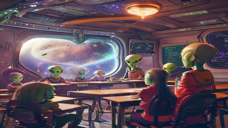 一本正经的外星人课 一本正经的外星人课封面图