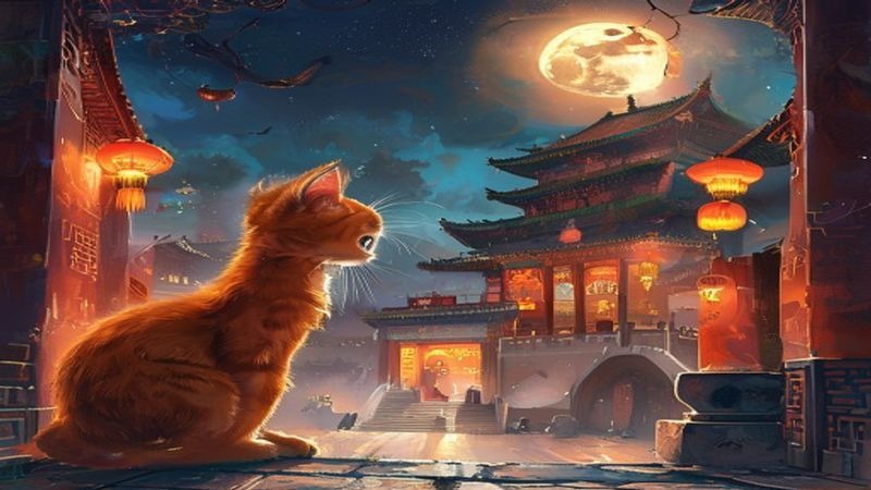 故宫御猫夜游记