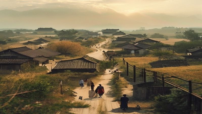 一个村庄里的中国封面图