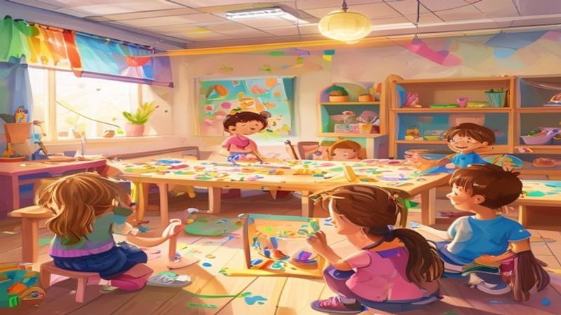 学前艺术创作小中大班幼小衔接根据3-6岁儿童学习与发展指南编写封面图