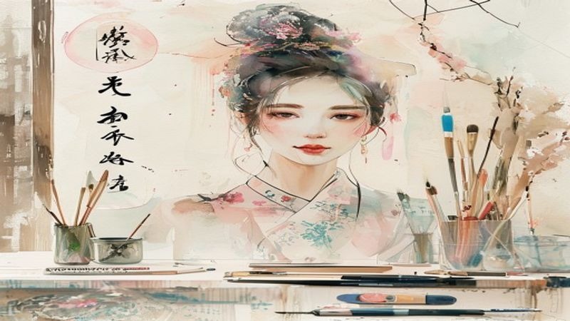 2023年第三期仿水彩头像团练封面图