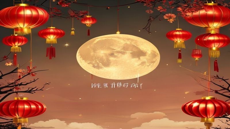 中秋国庆PPT模板 中秋国庆PPT模板封面图