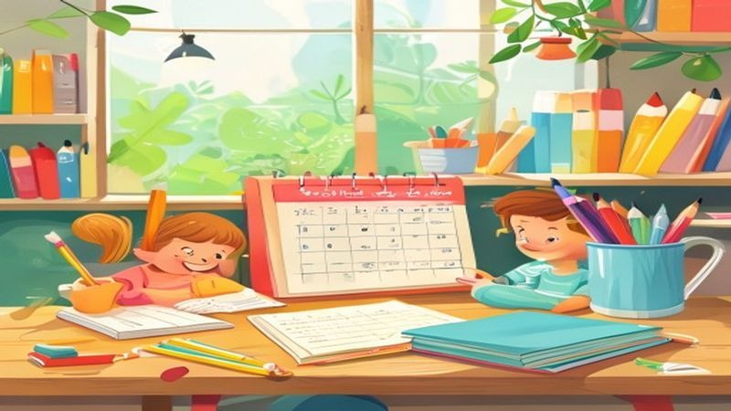 小学暑假培养学霸规划表 (16年级)小学暑假培养学