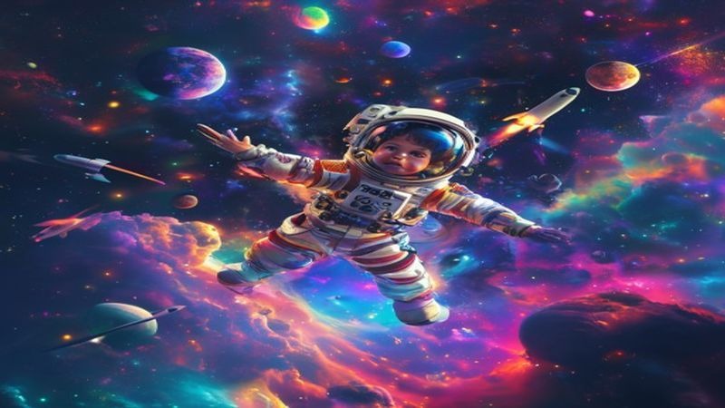 少年得到给孩子的太空探秘课封面图