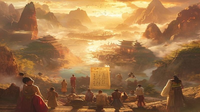 少年得到给孩子的〈史记-圣帝名王〉