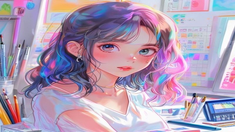 画师萌风格头像板绘入门（完结）