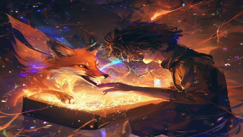 《伴侣盲盒狗都嫌，我反手开出倾世狐妖》AI短剧全集（93集）封面图