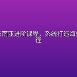 TikTok东南亚进阶课程，系统打造海外变现路径