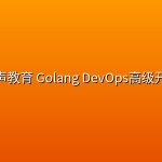 零声教育 Golang DevOps高级开发
