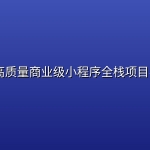 慕课网-高质量商业级小程序全栈项目实战完结