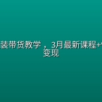 抖音AI服装带货教学 ，3月最新课程+快速落地变现