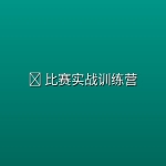 👁️ 【深度之眼】比赛实战训练营