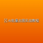 🖼️ AI批量出图实战教程