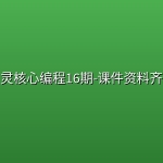 图灵核心编程16期-课件资料齐全