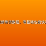 AI短视频带货教程，零基础也能快速上手