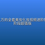 💄 【美妆】价值上万的全套美妆化妆视频进阶教程1-10 阶段超值版