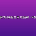 极客时间课程合集|视频课 +专栏课