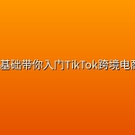 0基础带你入门TikTok跨境电商