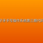子牙手写操作系统第三期代码