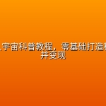 AI外星人宇宙科普教程，零基础打造科普账号并变现