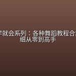 💃🏻 【舞蹈】一学就会系列：各种舞蹈教程合集，超详细从零到高手