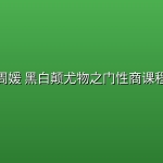 周媛 黑白颠尤物之门性商课程
