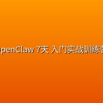 OpenClaw 7天 入门实战训练营