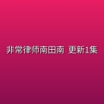 【日剧】非常律师南田南  更新1集【日语中字】