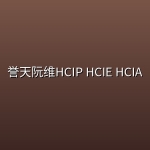 誉天阮维HCIP HCIE HCIA