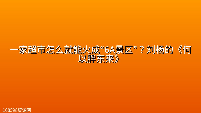 一家超市怎么就能火成“6A景区”？刘杨的《何以胖东来》封面图